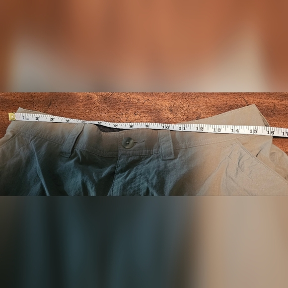 REI Pants Mens 30L Long Tan Khaki Beige Cargo Nylon Hiking Stretch Outdoor - Picture 12 of 14